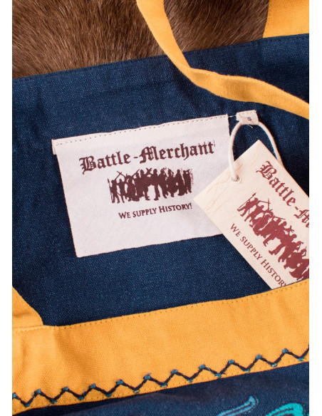 Blaues Wikinger-Hilja-Schürzenkleid...