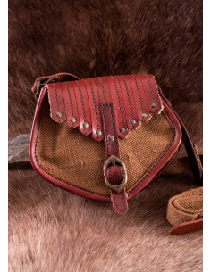 Vikingtas van canvas en leer 2