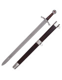 Skotsk Templar-sværd med skede