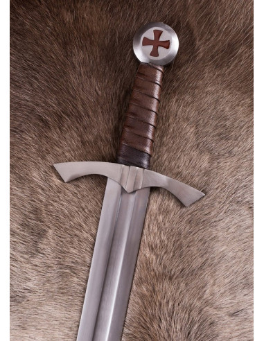 Skotsk Templar-sværd med skede