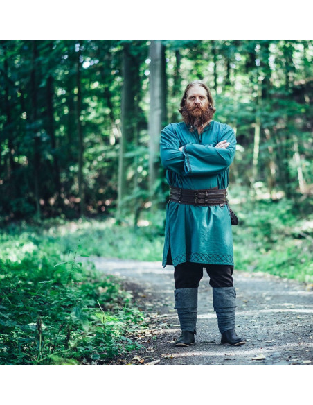 Túnica vikinga modelo Borr, verde