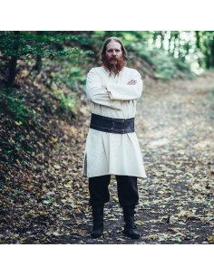 Klassische Wikinger-Tunika Thor, naturweiß 2