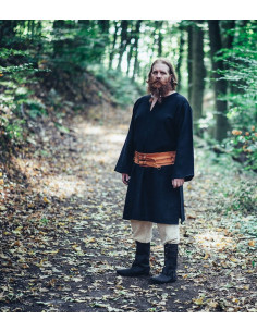 Klassieke Viking-badjas Thor, zwart