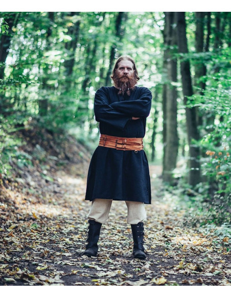 Klassischer Wikingermantel Thor, Schwarz