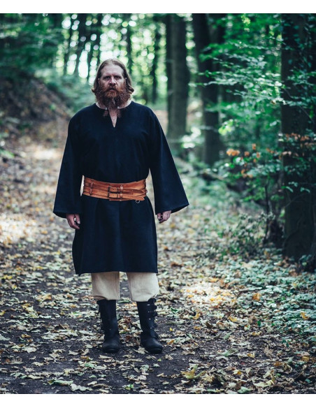 Klassieke Viking-badjas Thor, zwart