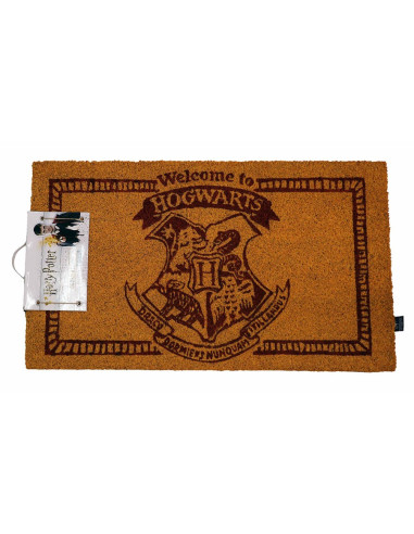 Velkommen til Hogwarts dørmåtte, 60 x 40 cm.