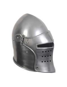 Mittelalterlicher Krieger-Bacinet mit Visier 2