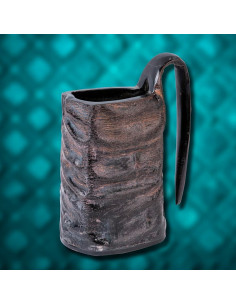 Vikingmok van echt hoorn