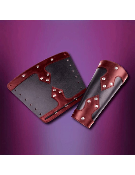 Brazaletes de guerrero medieval,...