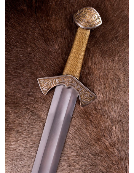 Viking Langeid-zwaard met schede, 11e...
