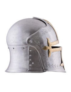 Casco Sallet de Arquero con visera, siglo XV 2