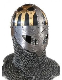 Viking helm van bril met maliënkolder