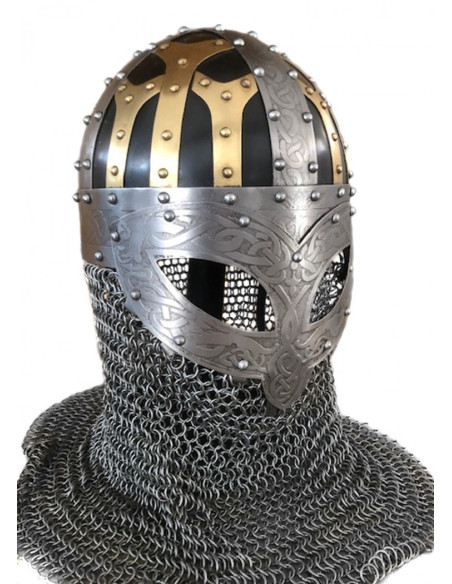 Viking helm van bril met maliënkolder