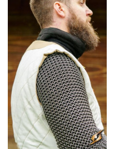 Dastán Steppgarnele in Weiß-Beige 2