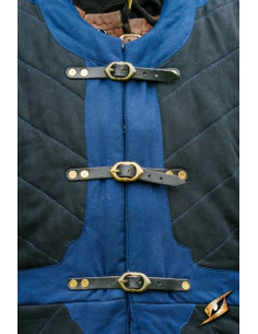 Dastan polstret gambeson i blå-sort 2