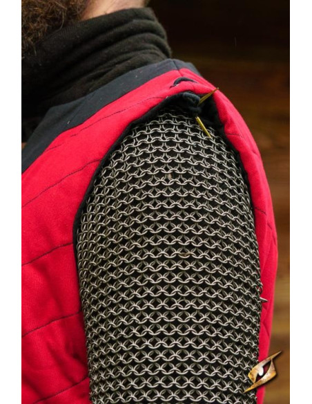 Dastan vatteret reje i rød-sort