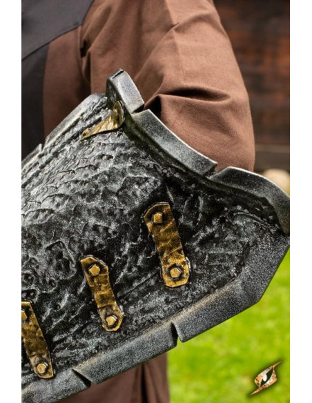 Ork-Buckler aus Latex für den Unterarm