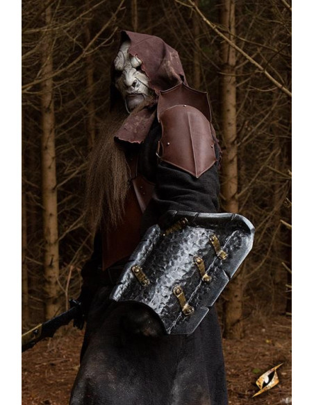 Ork-Buckler aus Latex für den Unterarm