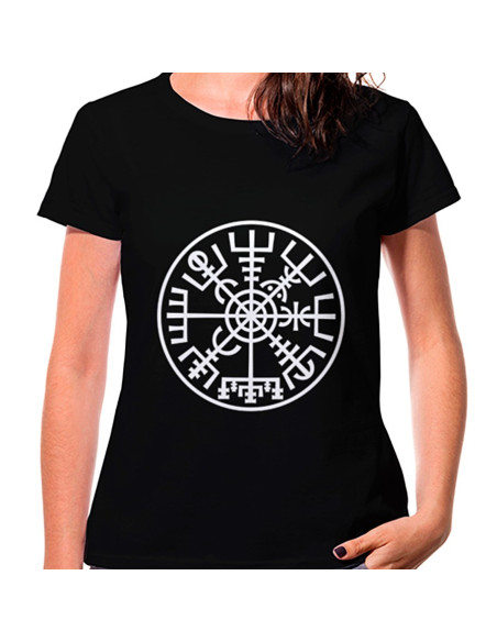 Schwarzes T-Shirt „Viking Woman...