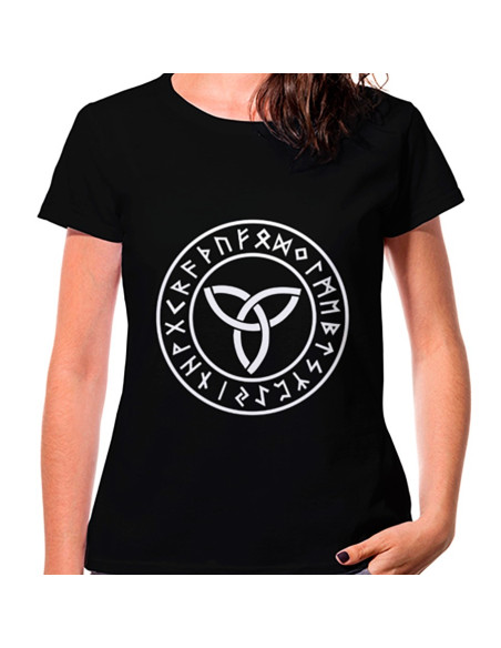 Zwart Trisqueta Celtic T-shirt voor...