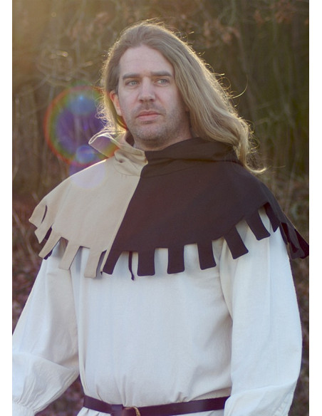 Gugel medieval siglo XIII bicolor,...