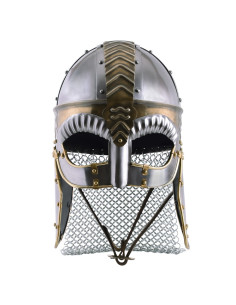 Casco medieval con visera Beowulf