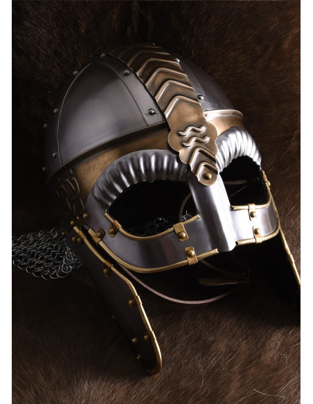 Beowulf middeleeuwse helm met vizier