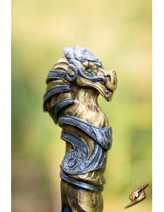 Faust mystisk tryllestav, guldfinish 2