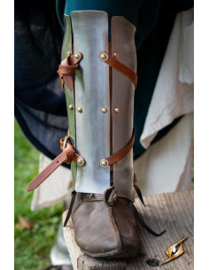 Renegade Adventurer Greaves, poleret finish 2