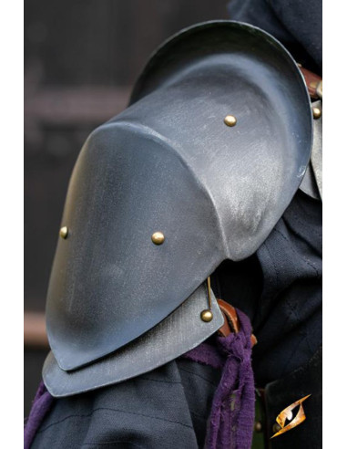 Forsaken Adventurer skulderpuder, Epic Dark finish