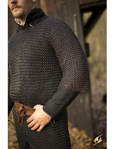 Cota de malla vikinga de Ragnar, acabado Epic Dark 2