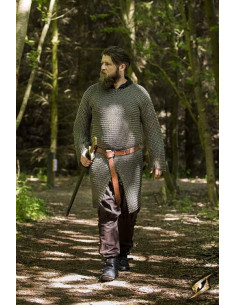 Cota de malla vikinga Alaric, acabado pulido