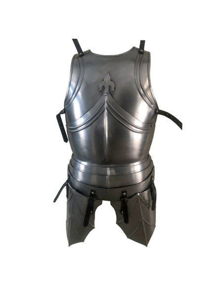 Gotisk Brystskjold Fleur de lis King...