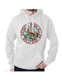 Tempelritter Weißer Hoodie