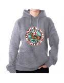 Sudadera Gris de los Caballeros Templarios con Capucha