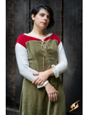 Vestido medieval Reina Isobel, color verde