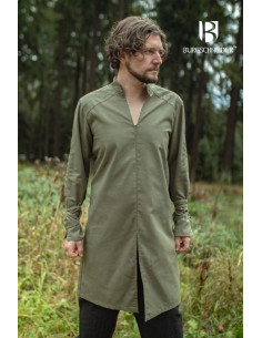 Túnica medieval de hombre Thereon, color verde
