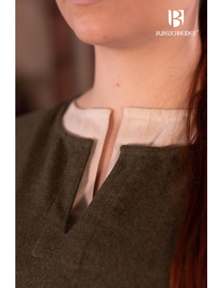 Túnica medieval corta de mujer...