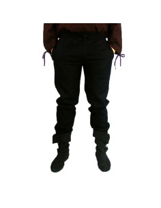 Wikingerhose aus Wolle, Modell Harald, schwarz