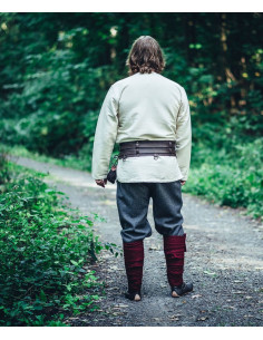 Pantalón Vikingo en lana modelo Harald, gris 2