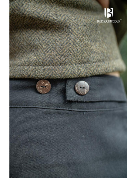 Pantalones medievales Kergon, algodón...