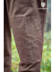 Kergon middeleeuwse broek, bruin katoen 2
