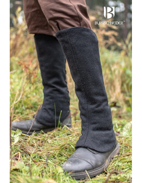 Middelaldergrever i Seran uld, sort...