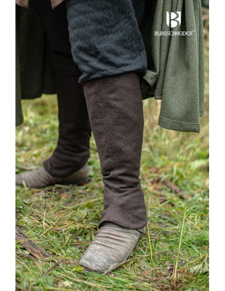 Middelaldergrever i Seran uld, brun...