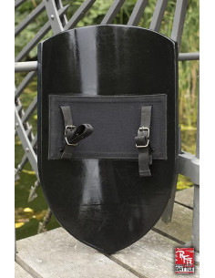 Tweekleurig latex schild Ready for Battle, LARP 2