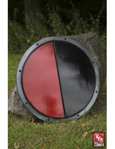 Vikingschild in tweekleurig latex Ready for Battle, LARP