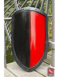 Kite bicolor latex schild Ready for Battle, LARP