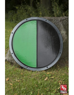 Vikingschild in tweekleurig latex Ready for Battle, LARP