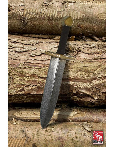 Dolk van de schildknaap klaar voor de...