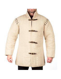 Middelalderlige gambeson udskiftelige ærmer
